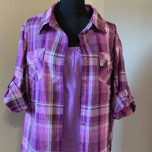 Women's Plus Size 2-pc tank & matching jacket